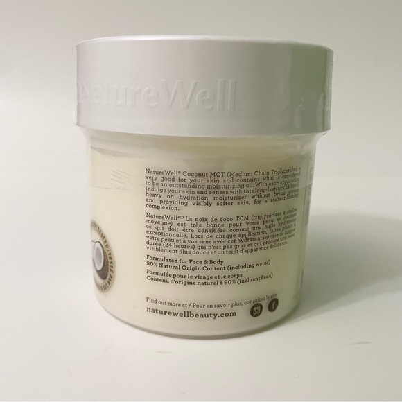 NatureWell Extra Virgin Coconut MCT Moisturizing Cream  284g - Picture 3 of 10